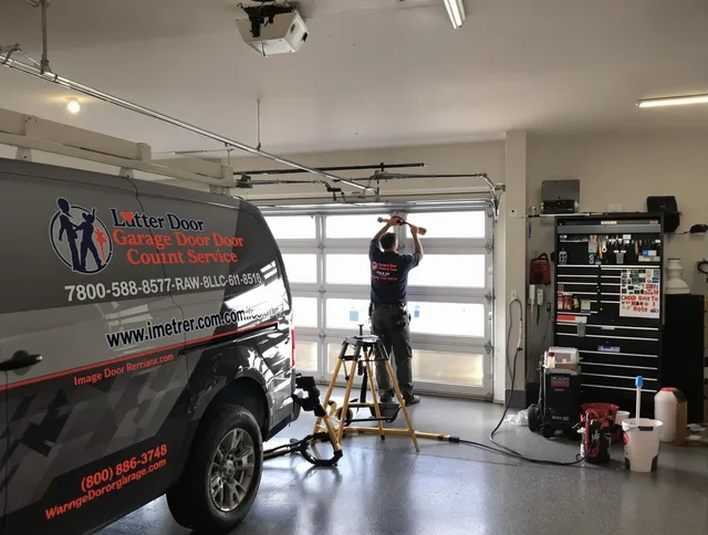 Plantation Garage Door Repair team performing same-day garage door repair in Plantation