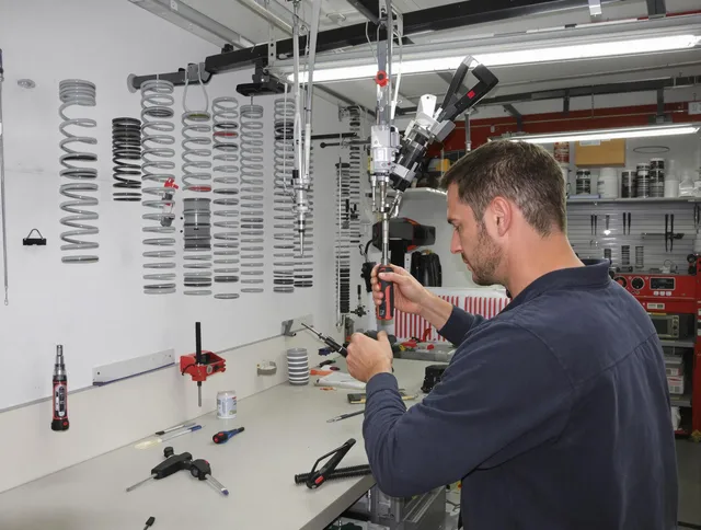 Plantation Garage Door Repair safety certified technician performing precision spring replacement in Plantation